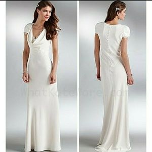 ABS Allen Schwartz Pippa Dress in Ivory